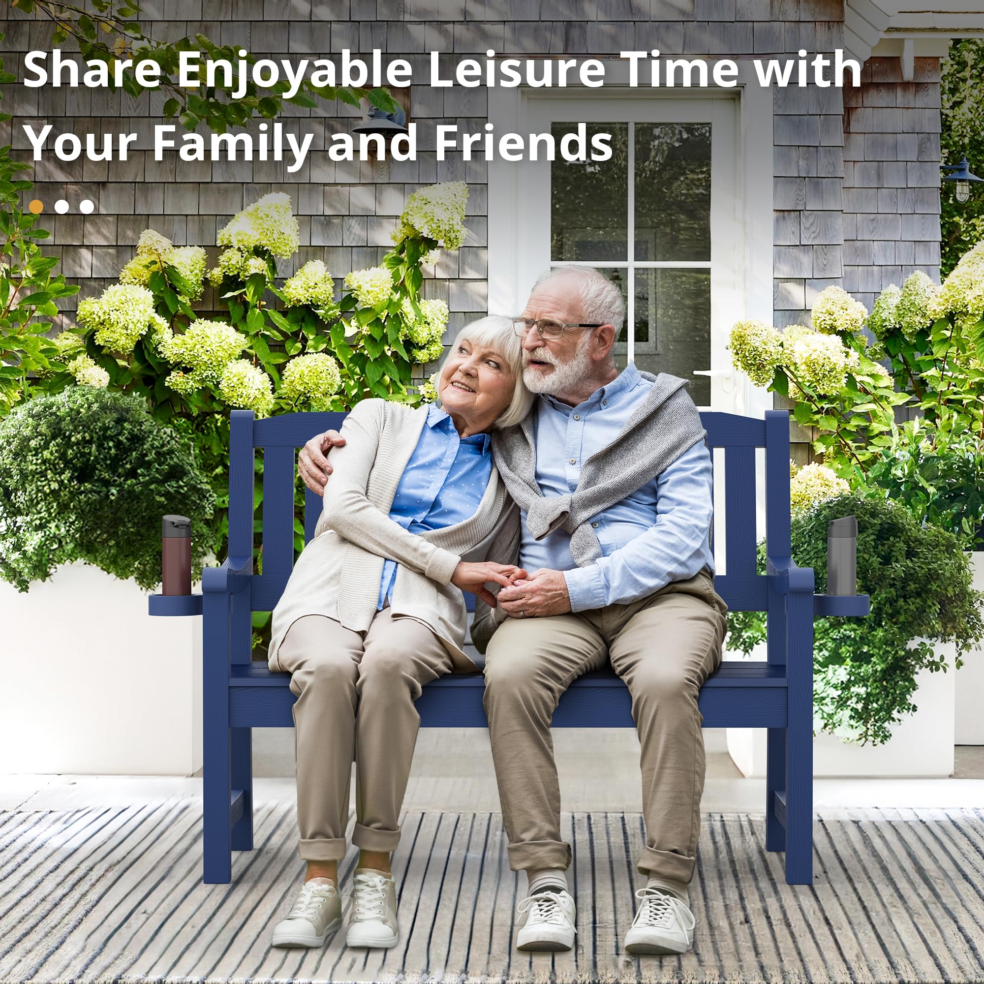 2-Person HDPS Outdoor Bench