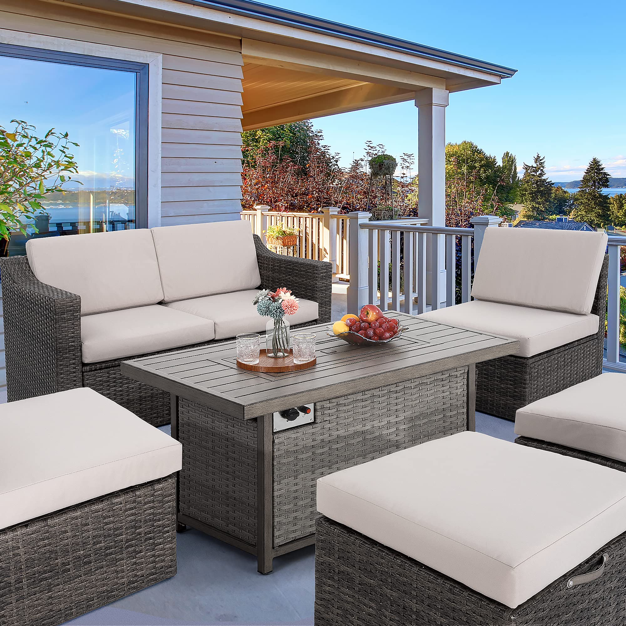 48" Propane Fire Pit Table