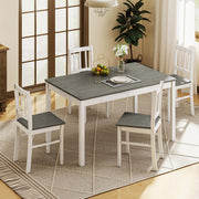 5-Piece Dining Table Set with 4 Chairs
