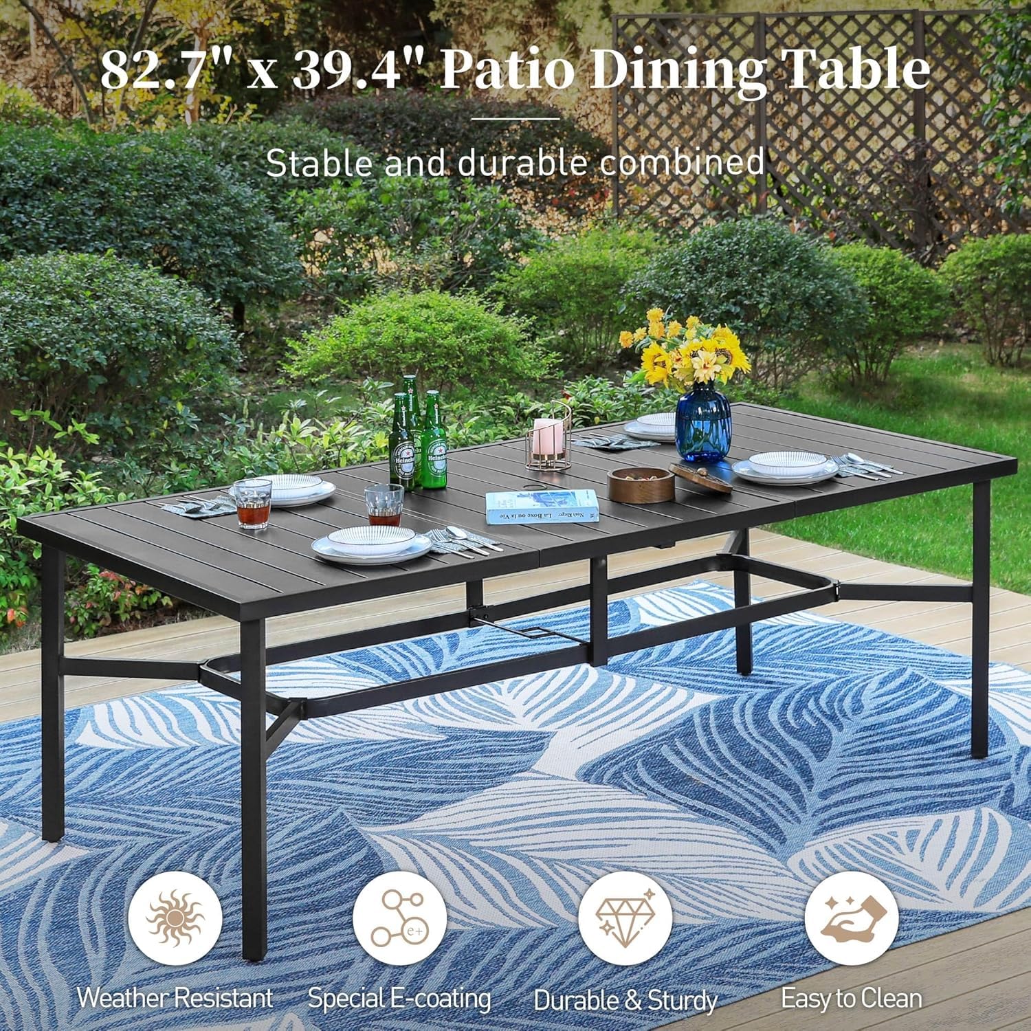 9-Piece Patio Dining Set for 8