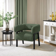 Corduroy Barrel Accent Chair Set of 2