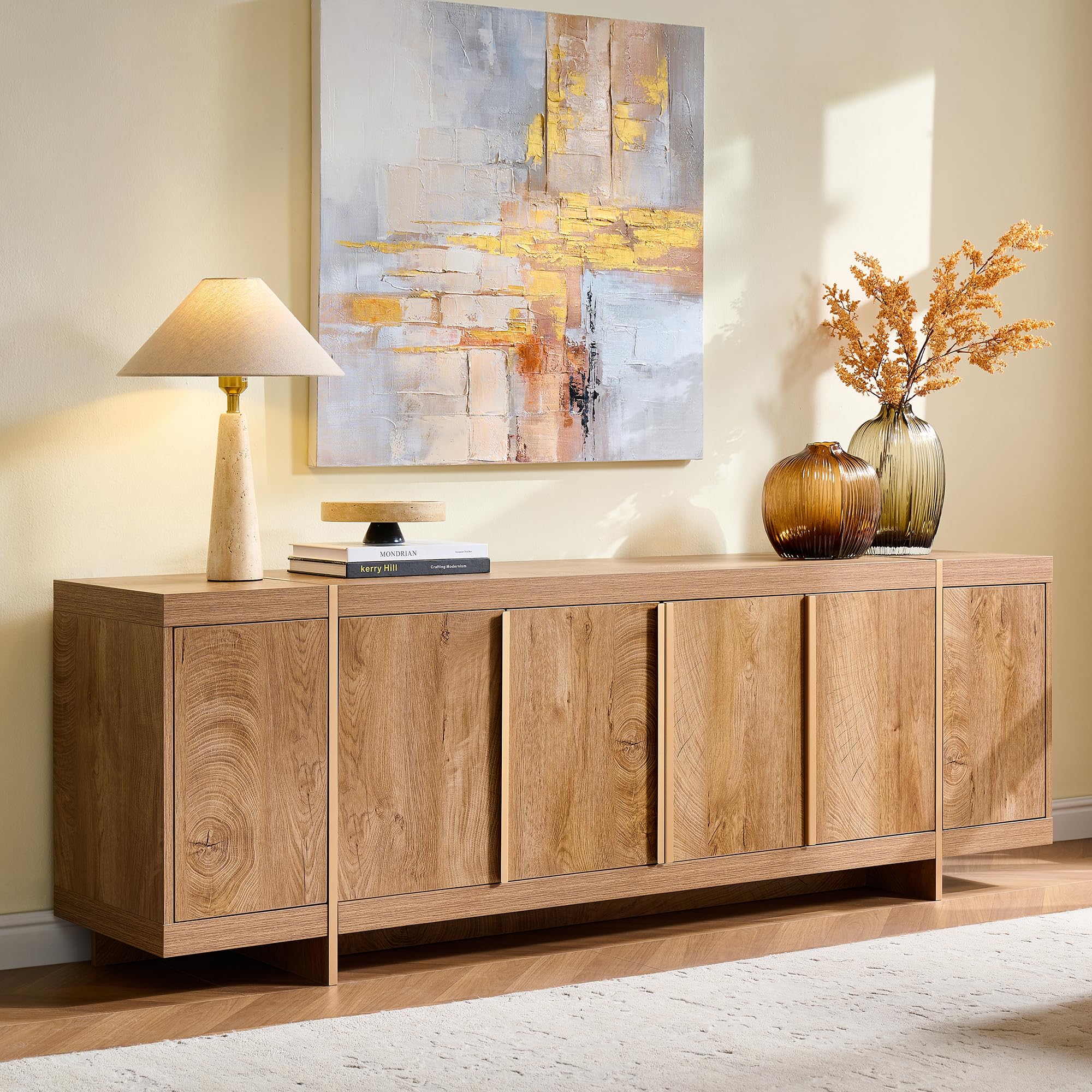 70" Modern TV Stand with Storage