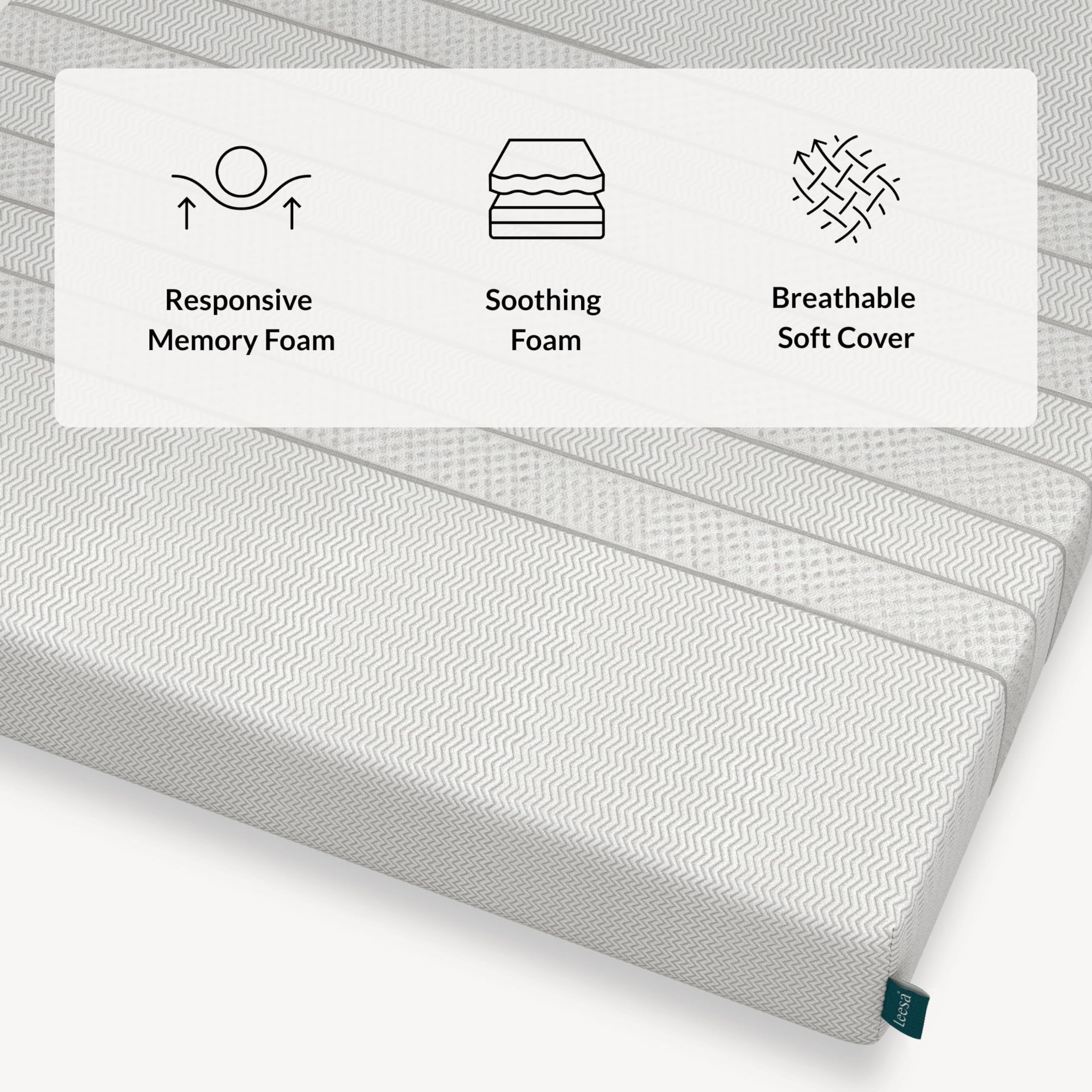 Twin Size Kids Mattress Medium Firm Memory Foam