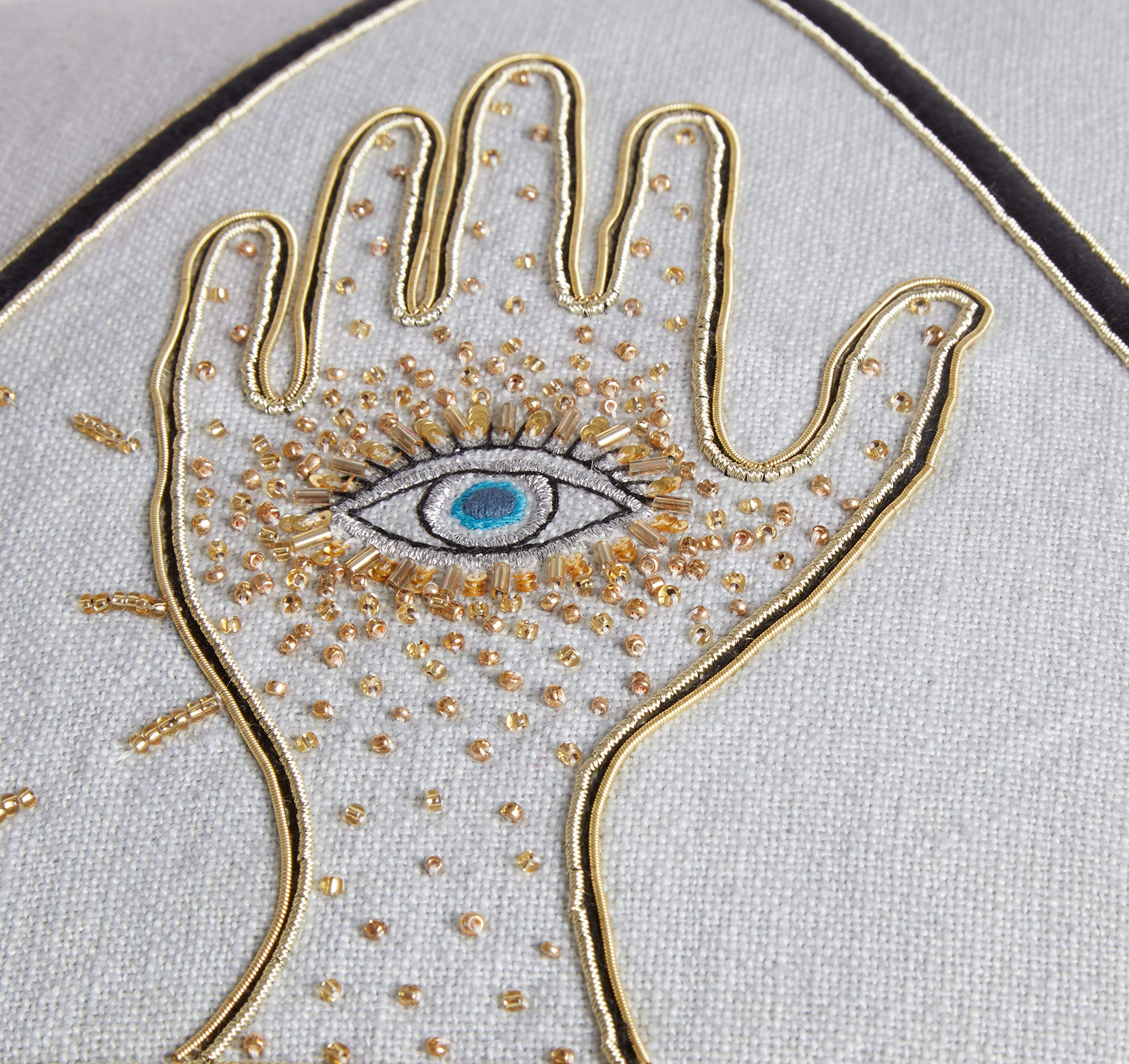 Bijoux Scatter Embroidered Throw Pillow
