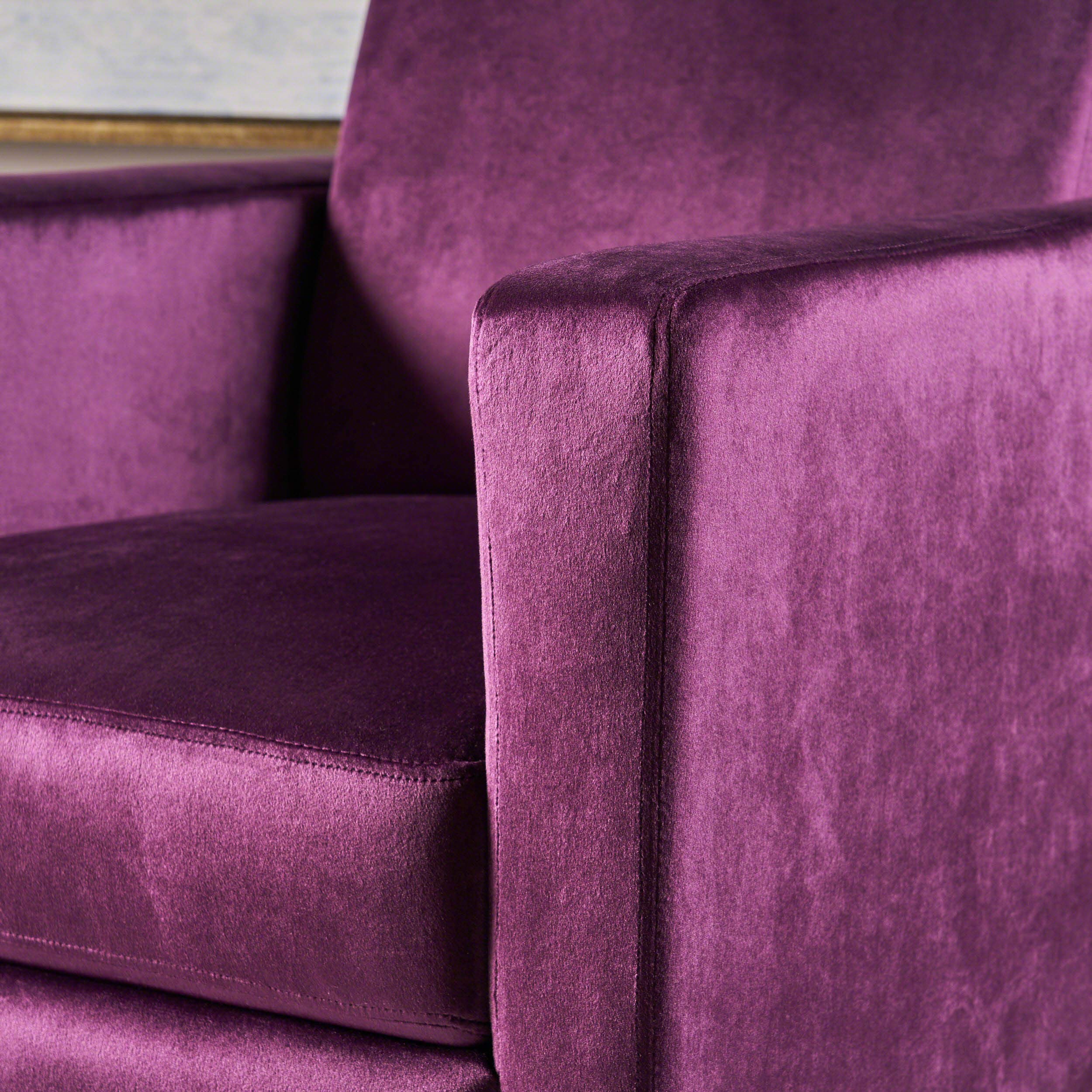 Modern Glam Push-Back Recliner
