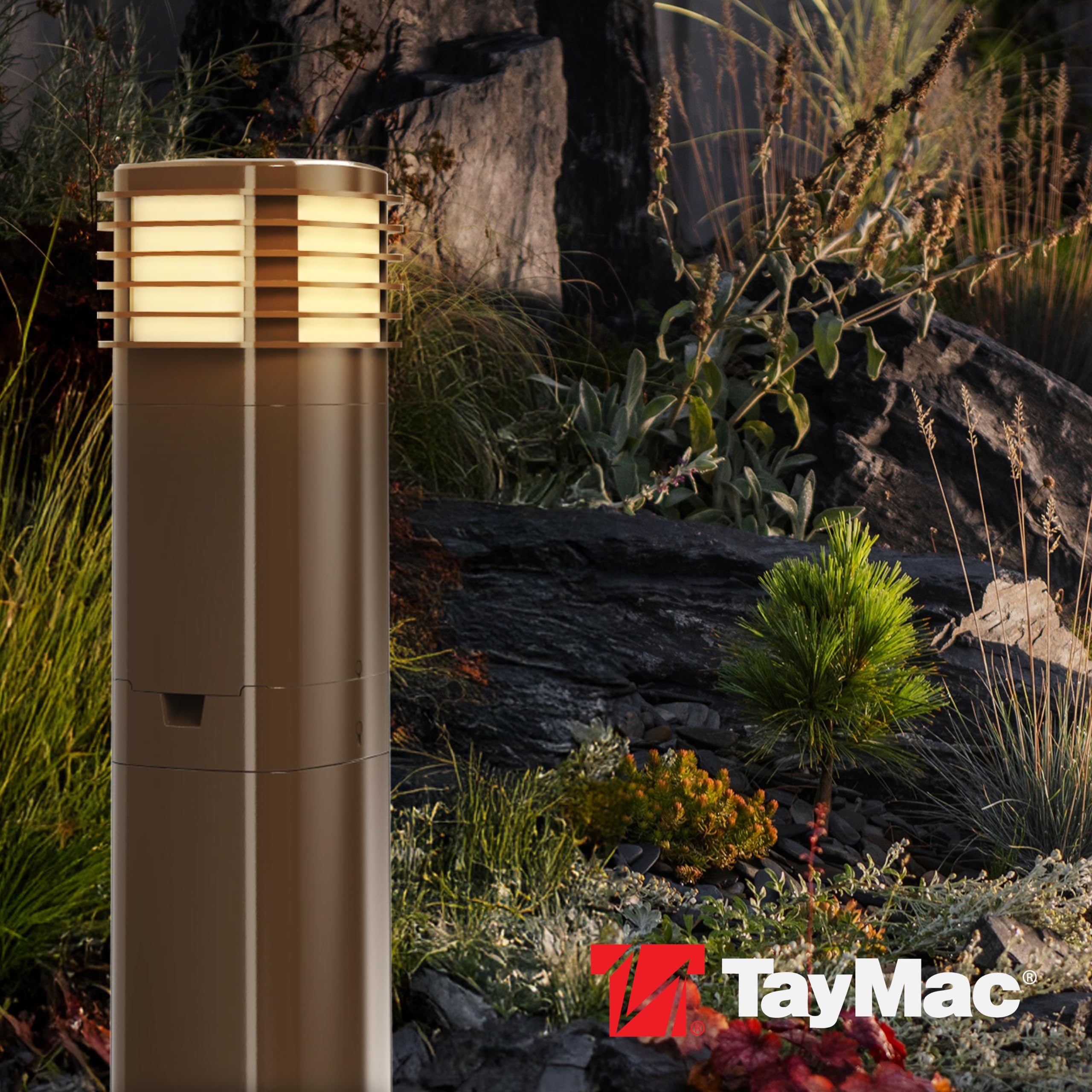 Bronze Pagoda Light Slide Cover for ParkPost