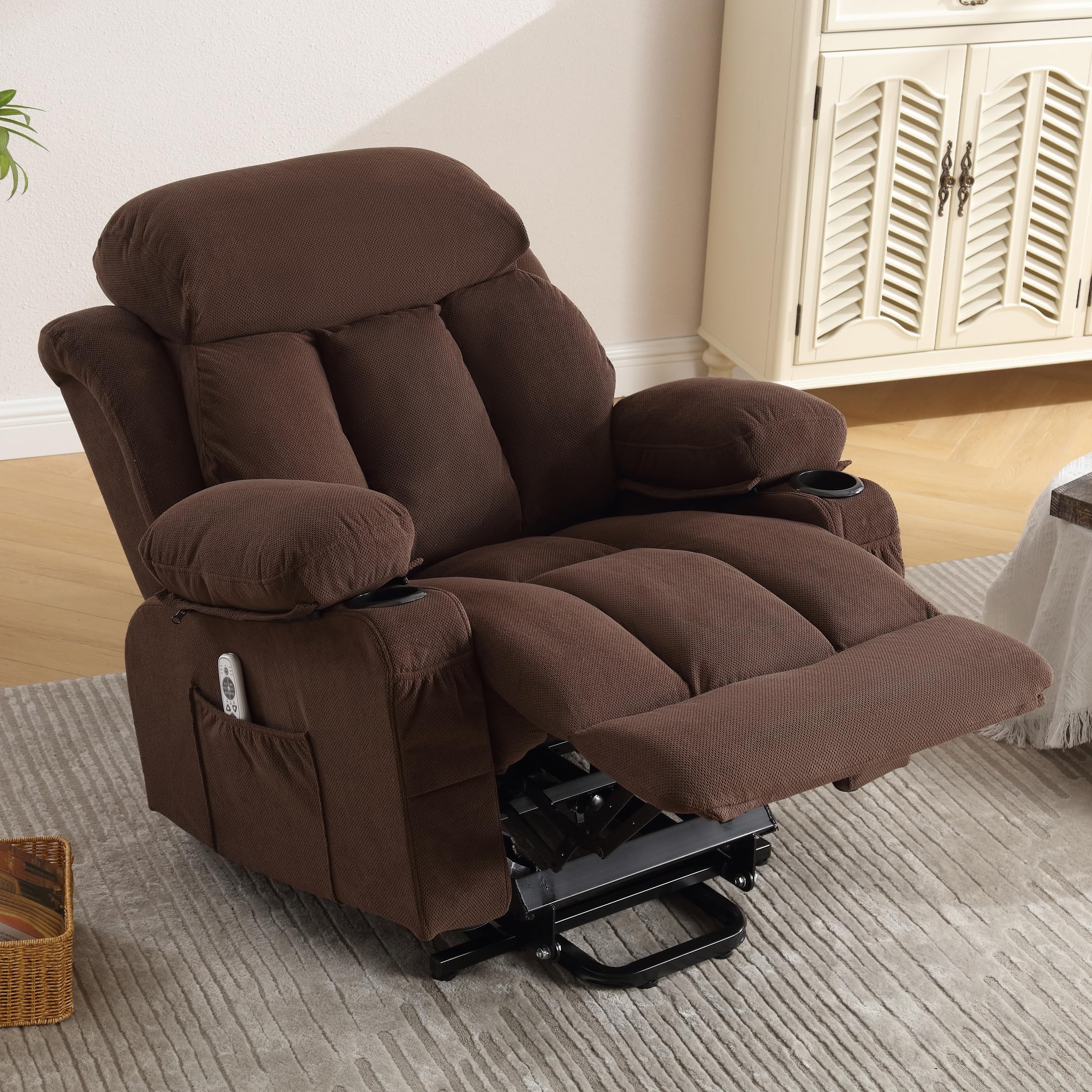 Power Lift Recliner Chair with Massage and Heat