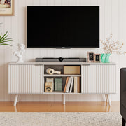 55 Inch Fluted TV Stand with Storage
