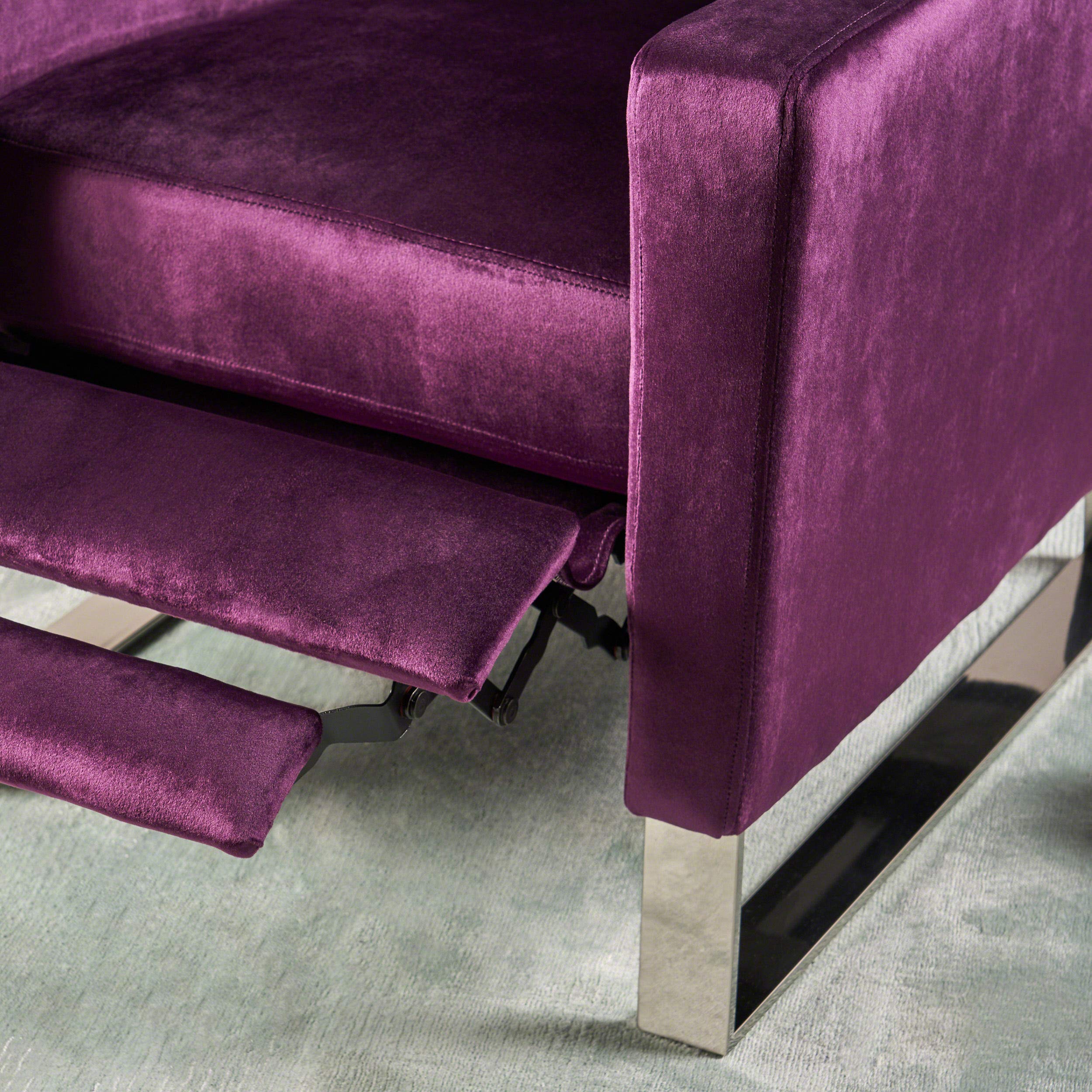 Modern Glam Push-Back Recliner