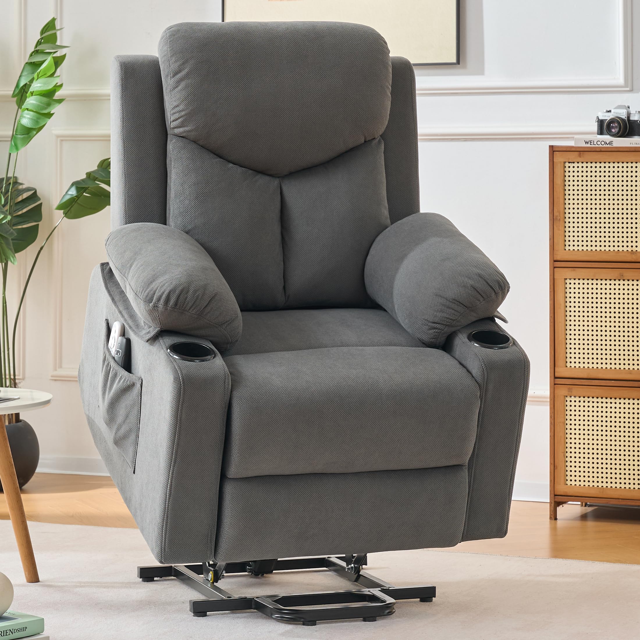 Power Lift Recliner Chair with Massage and Heat