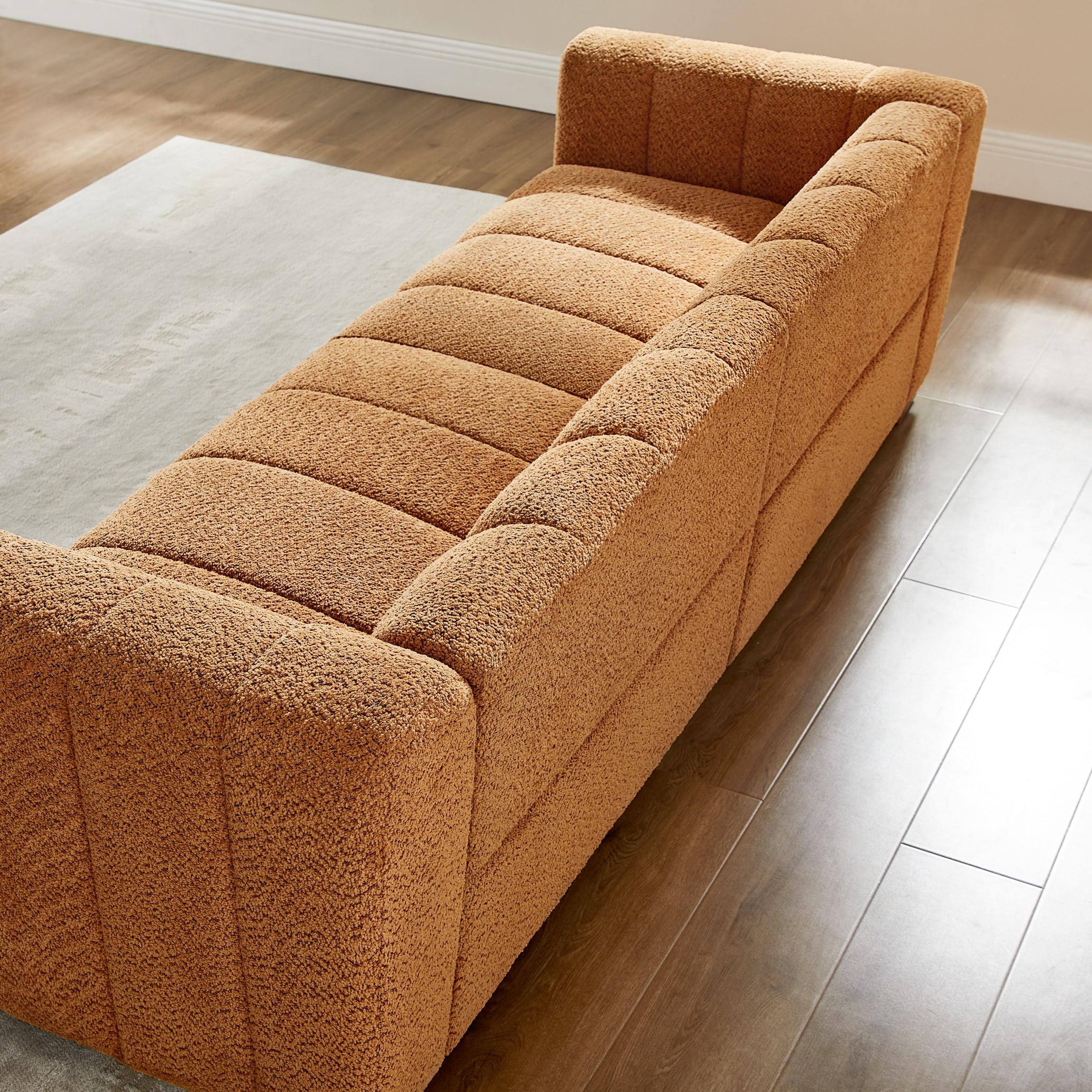 82.68" Oversized Boucle Cloud Sofa - 3 Seater