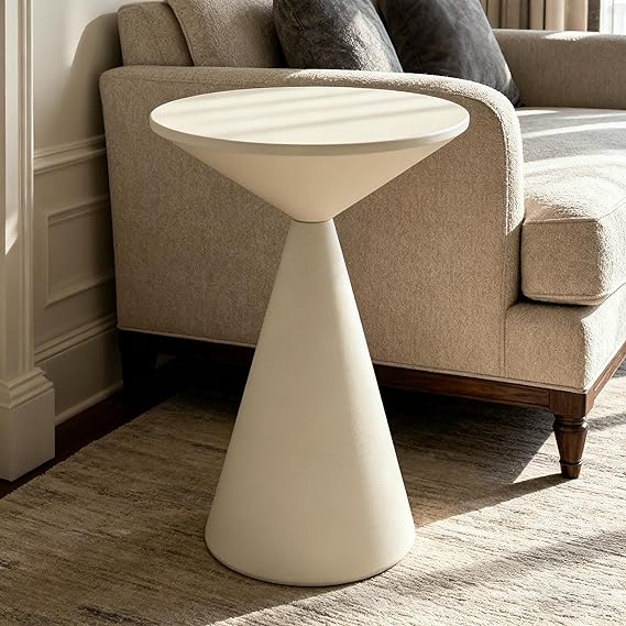 Round Metal Accent Table