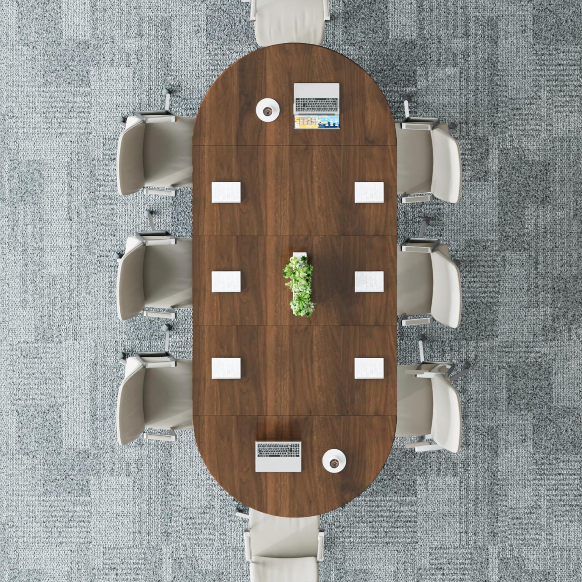 Extendable Conference Table with Storage