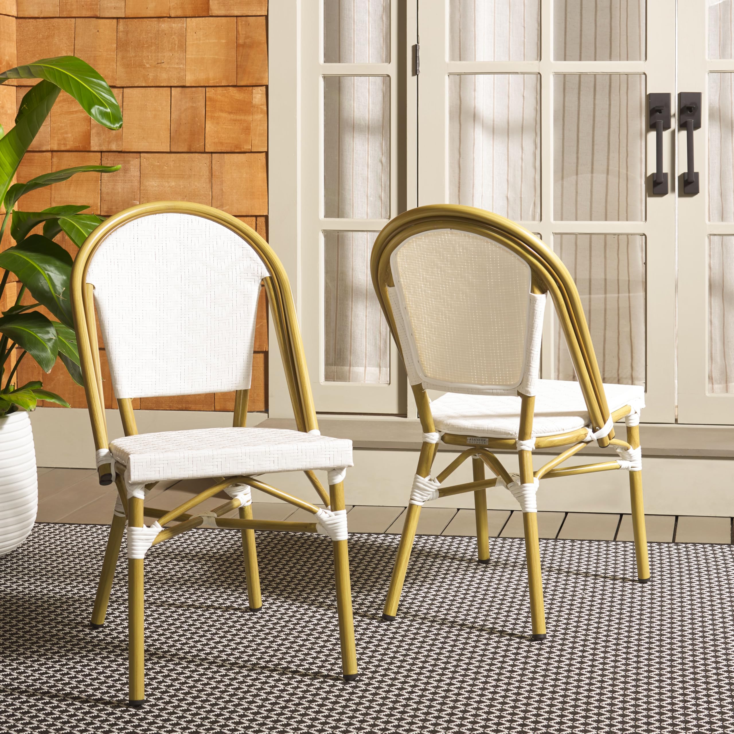 Lydia White Bistro Chair Set of 2