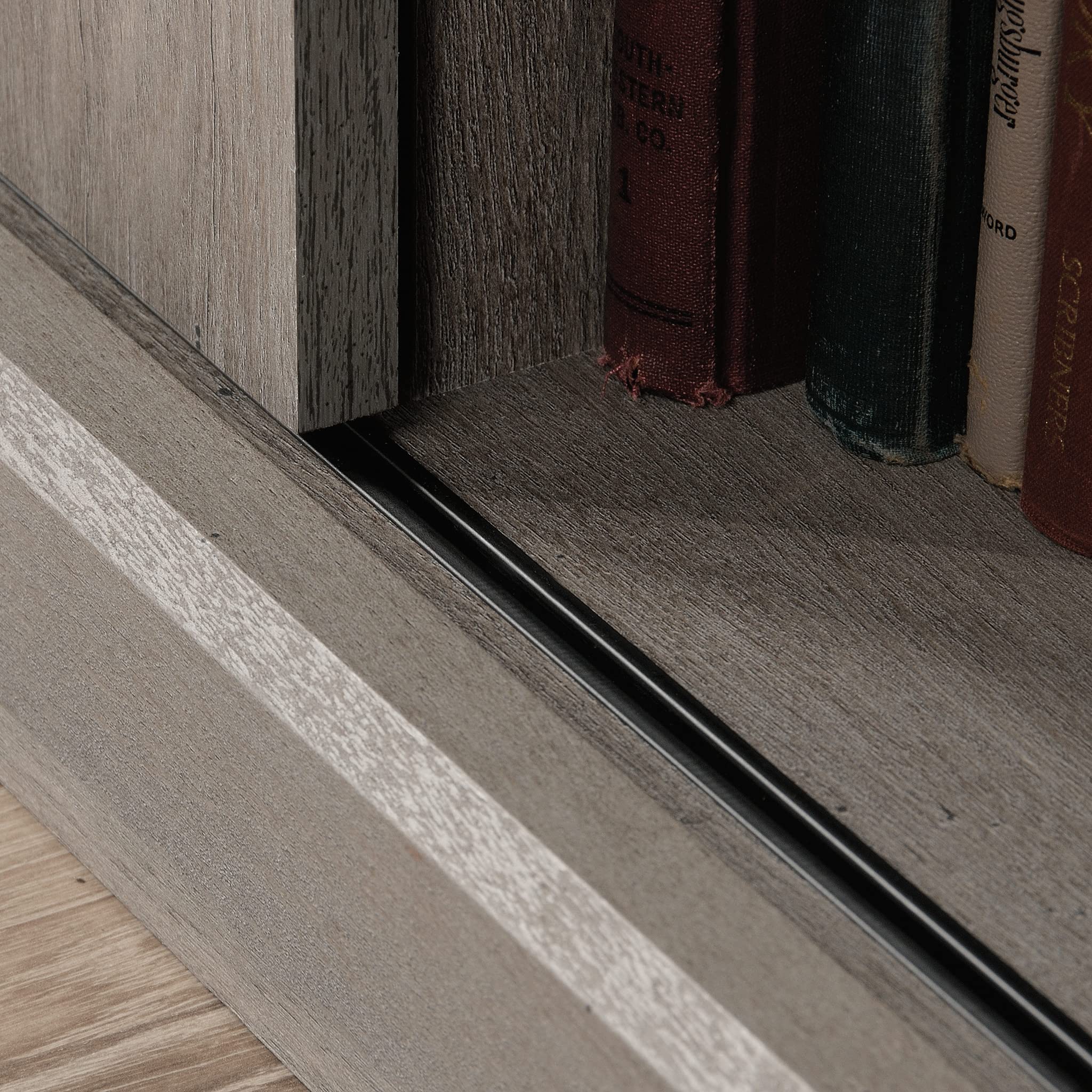 Modern Farmhouse TV Stand with Sliding Barn Doors