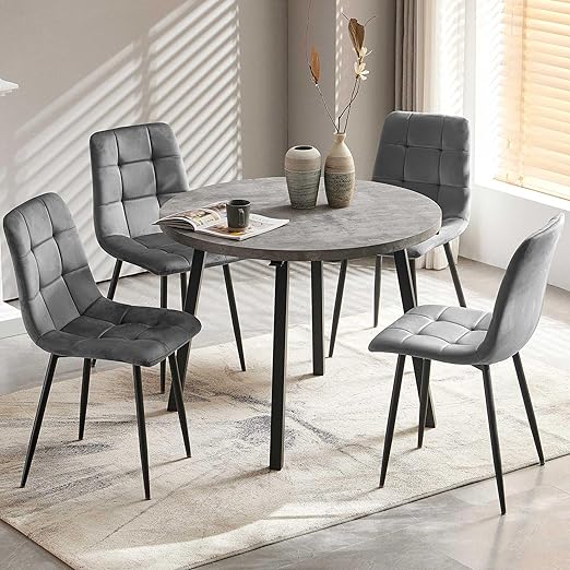 5-Piece Dining Set with 4 Chairs