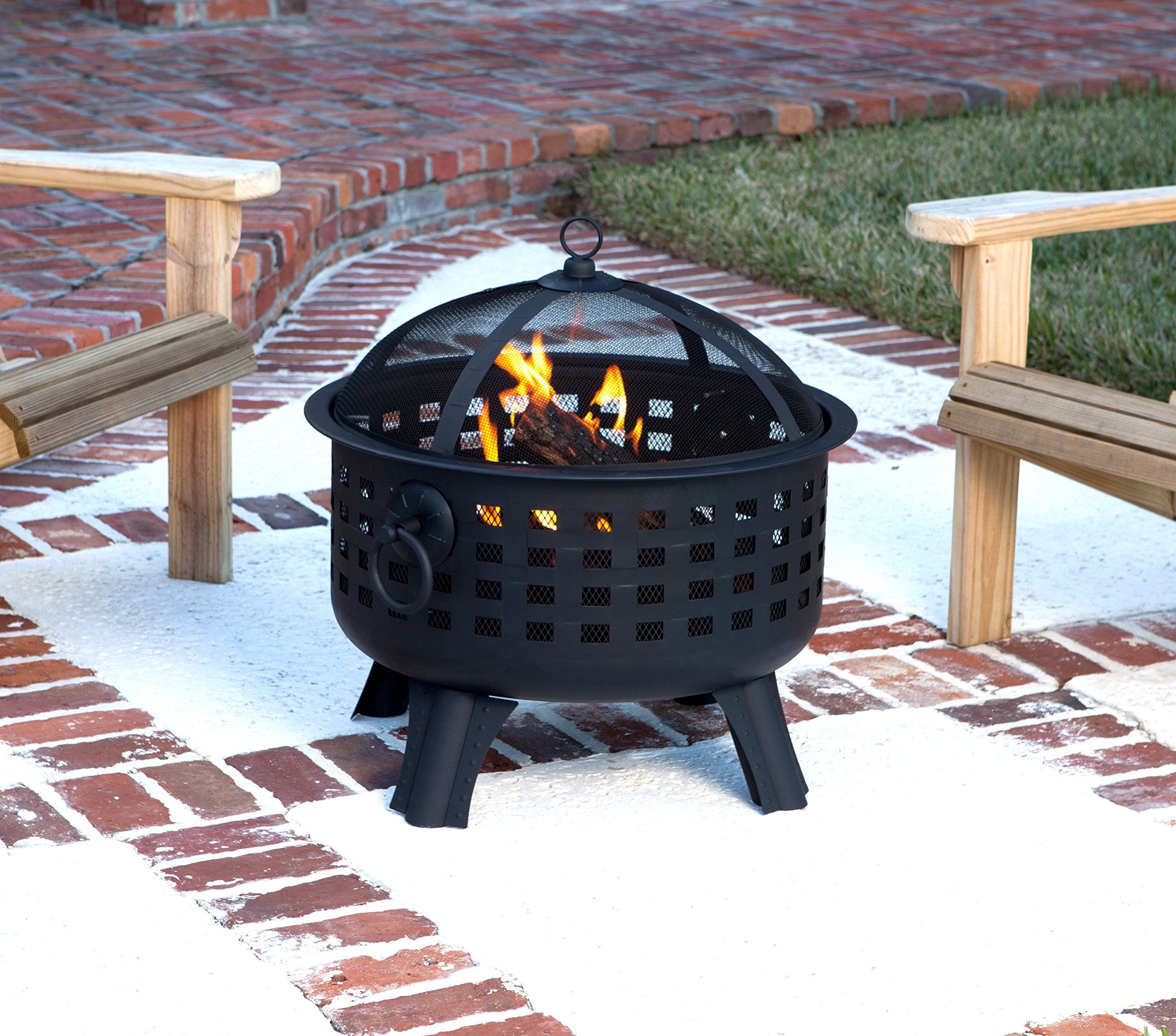 27-Inch Round Steel Fire Pit
