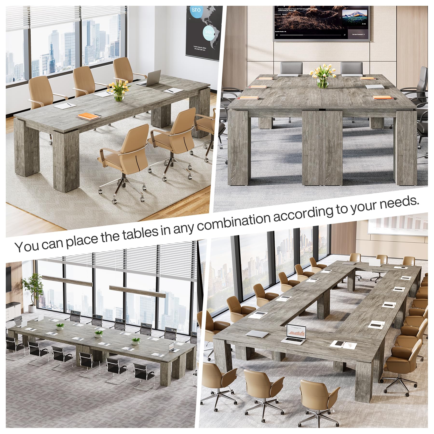 7 ft Conference Table for 8 People