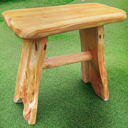 Natural Cedar Wood Tree Stump Stool