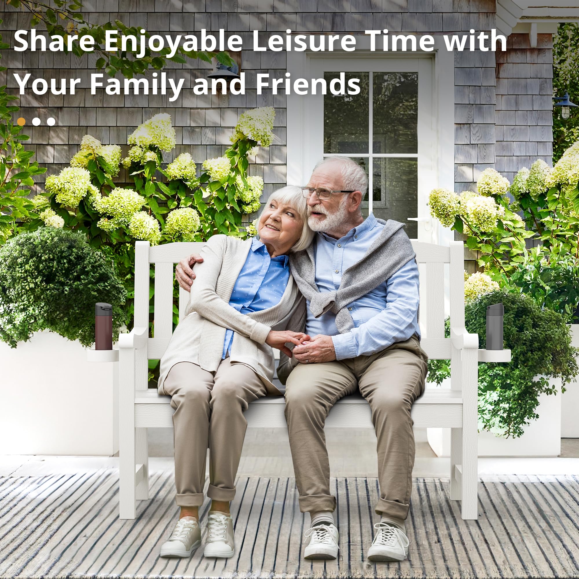 2-Person HDPS Outdoor Garden Bench