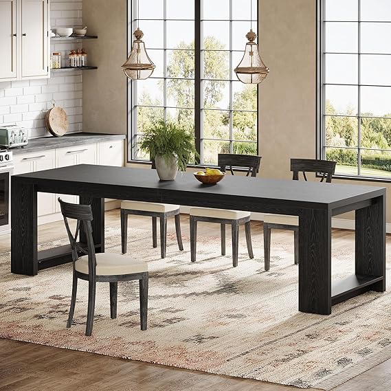 86.61-Inch Dining Table for 6 People