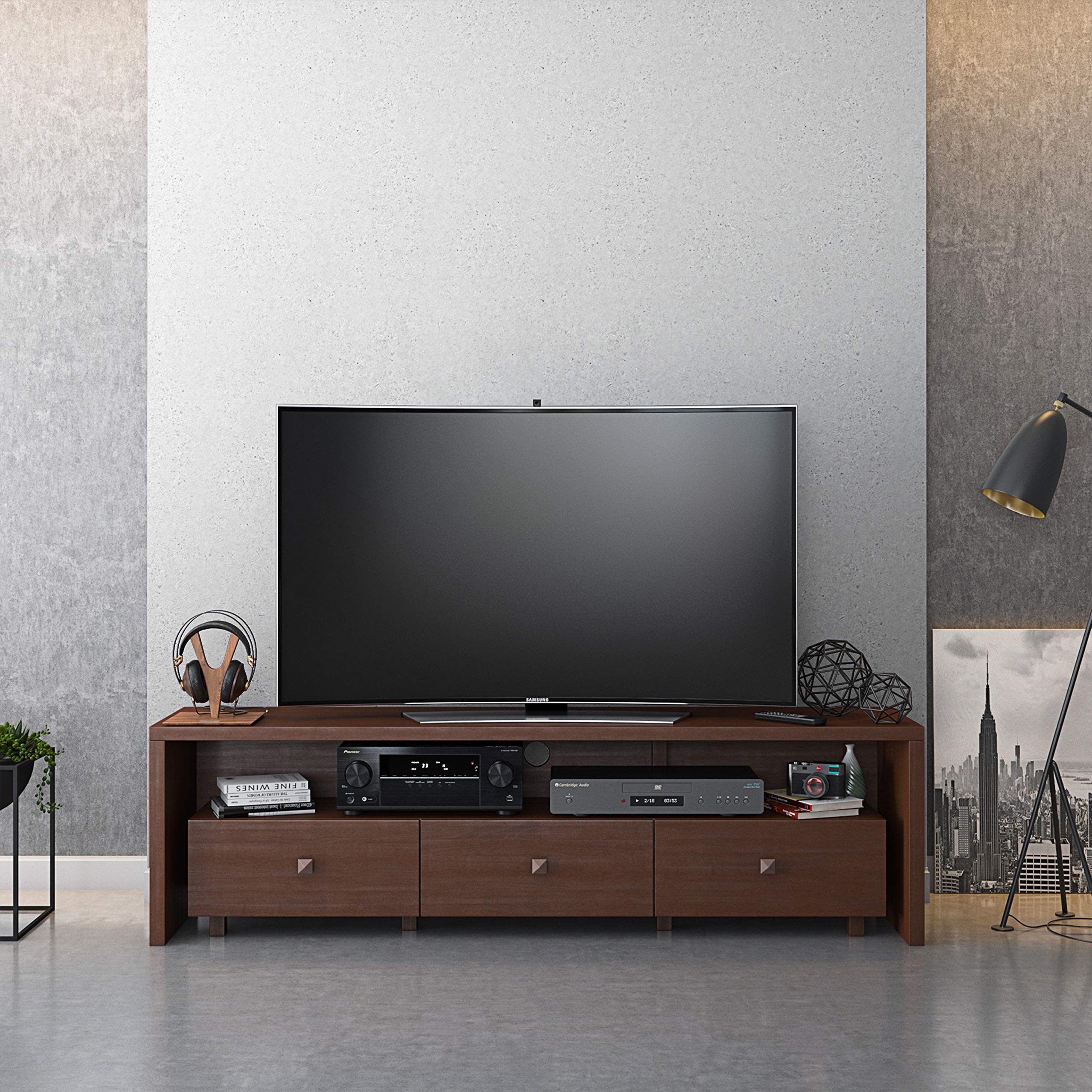 TV Stand with Storage for 75" Screens