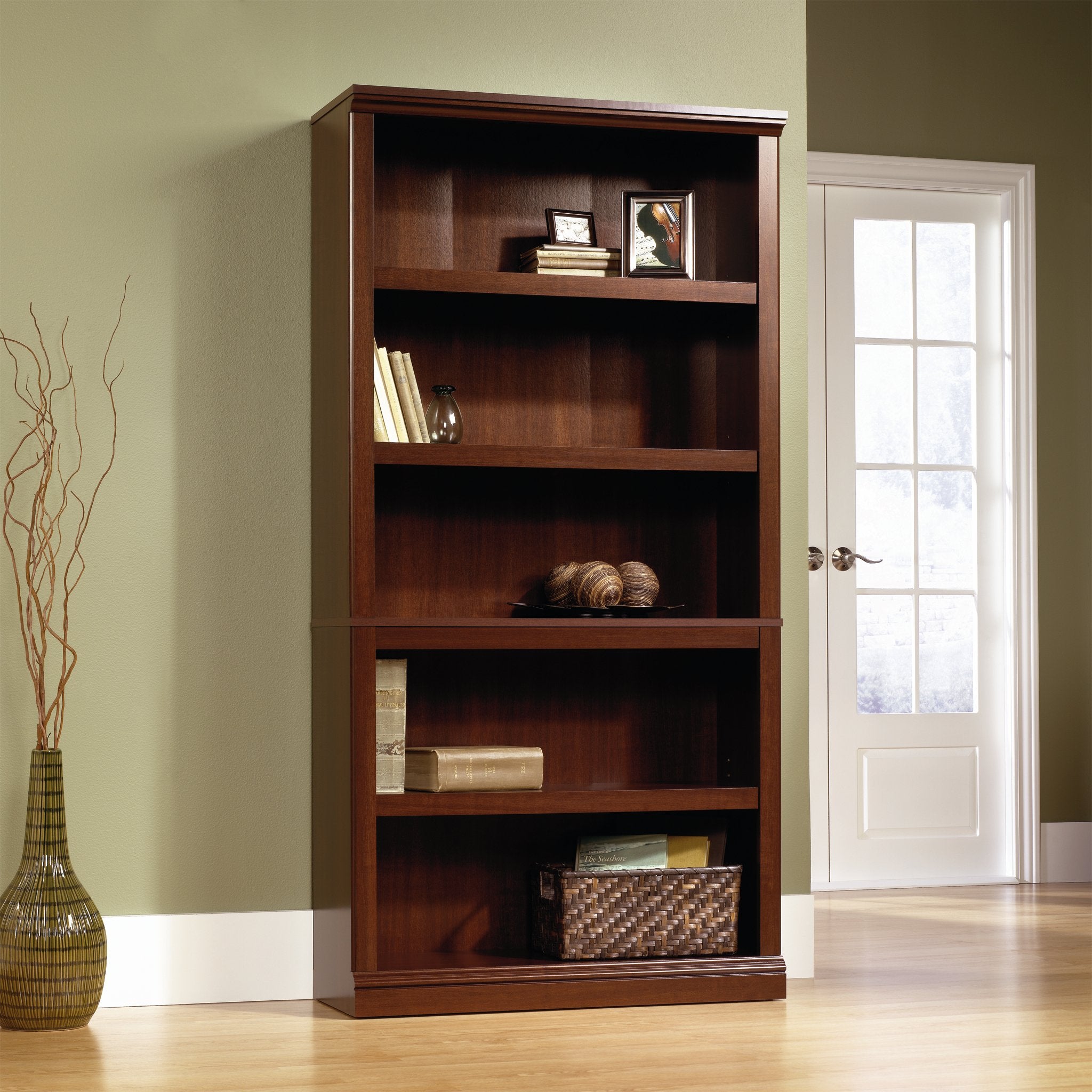 5-Shelf Bookcase Select Cherry