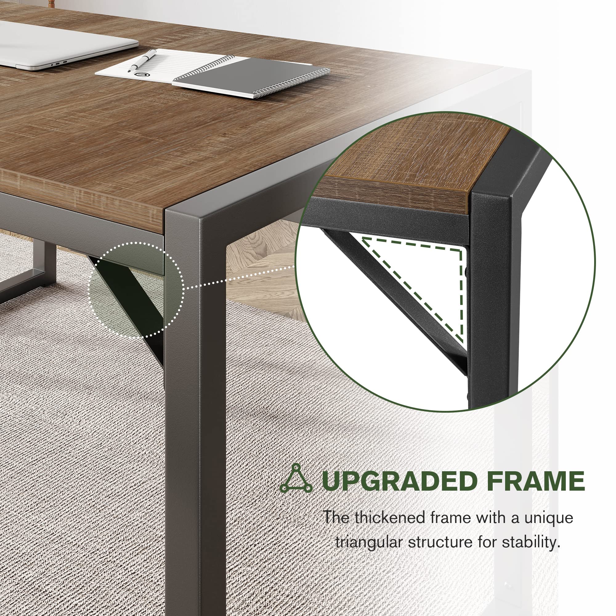 3-Piece Dining Table Set with Benches