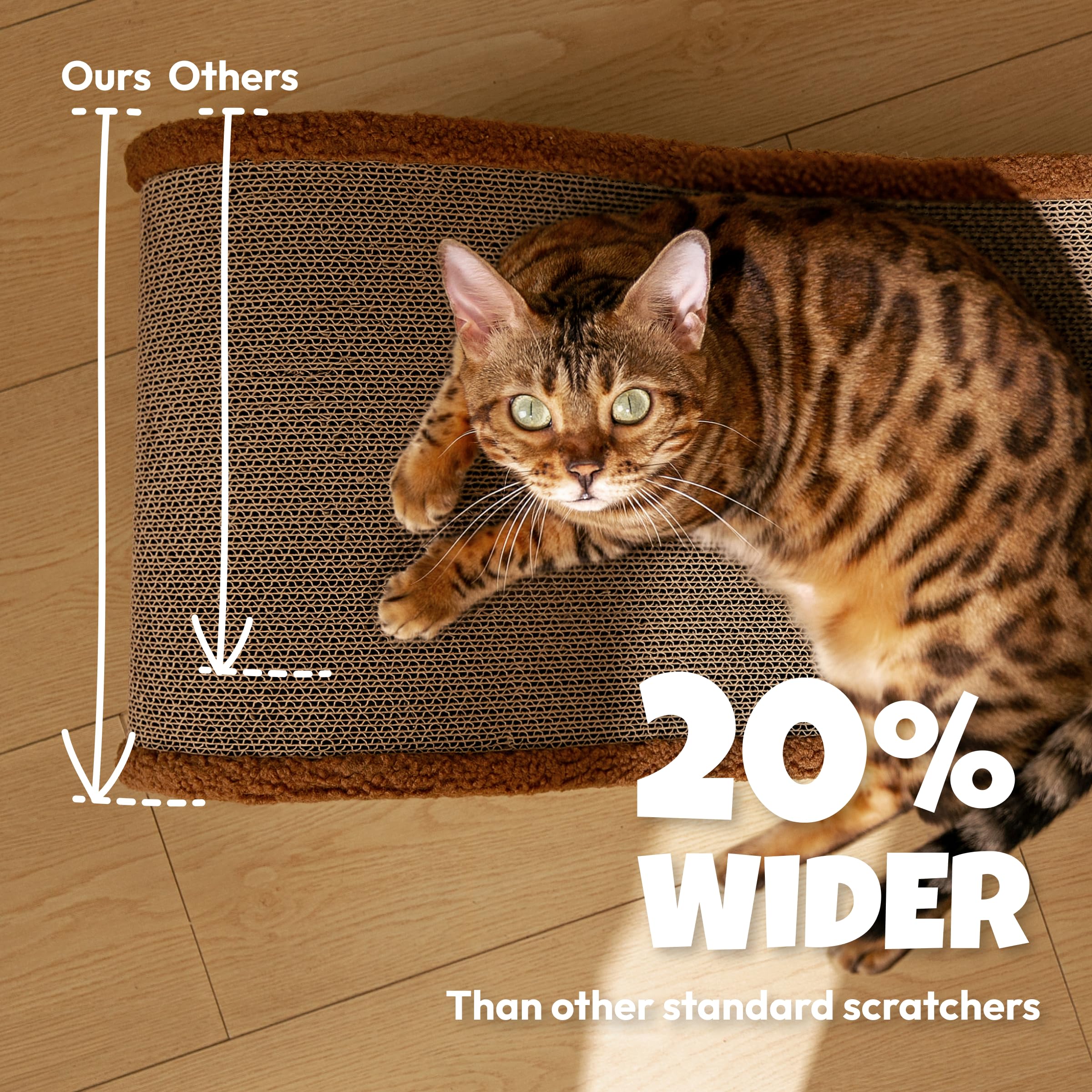 Cloud Lounge Cat Scratching Pad with Ergonomic Support