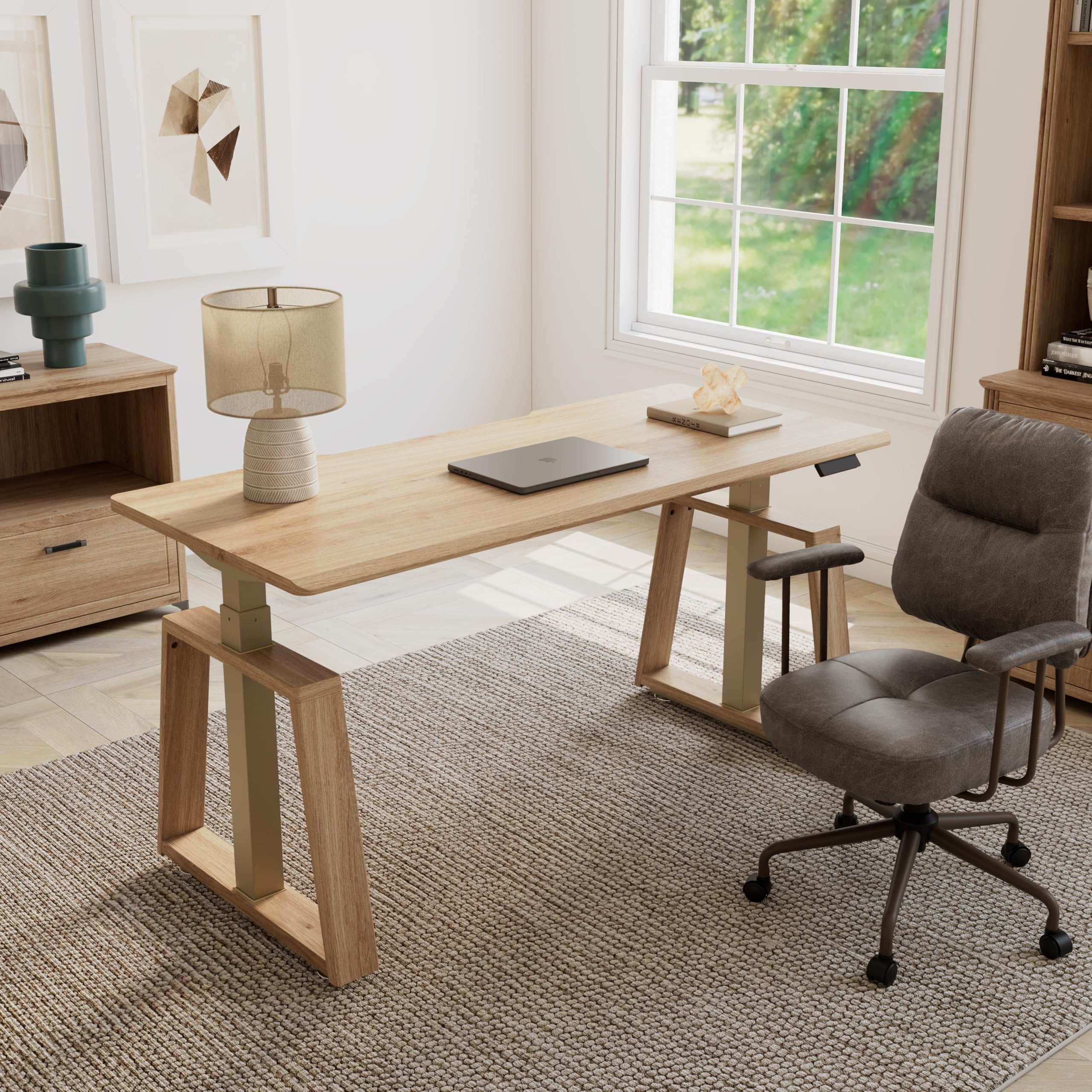 63" Electric Standing Desk with Touch Screen