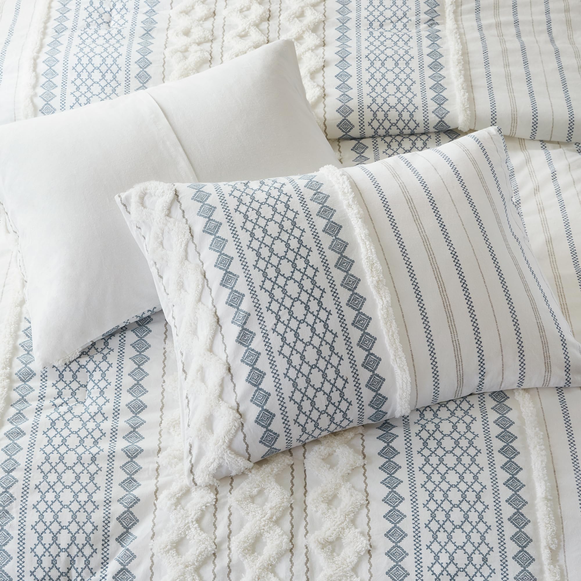Cotton Chenille Tufted Comforter Set King