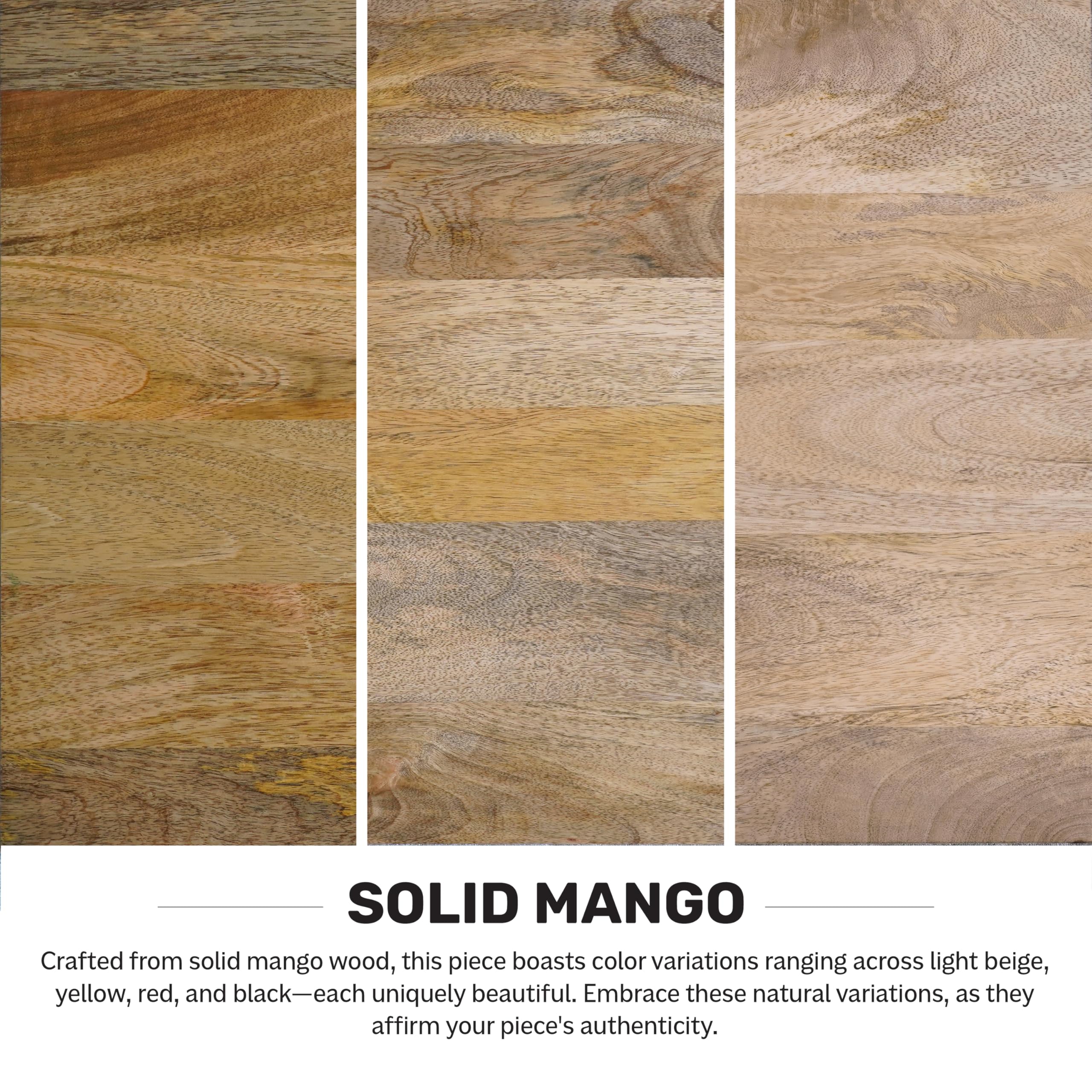 Rayburn Drum Coffee Table - 38 Inch Round Solid Mango Wood