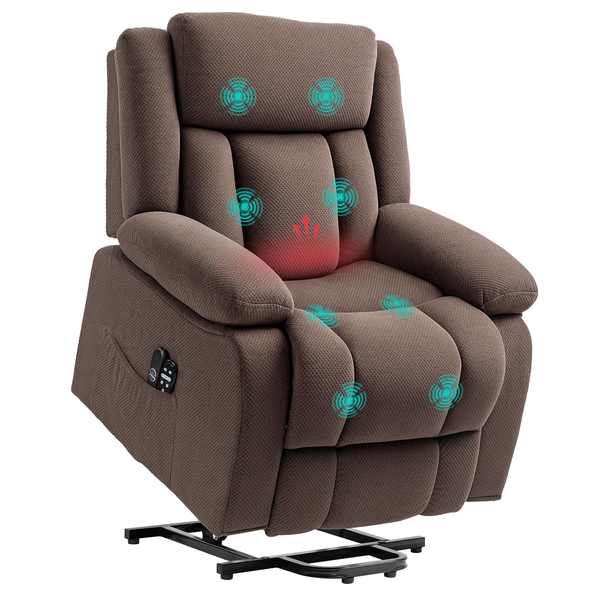 Power Lift Recliner Chair with Massage and Heat