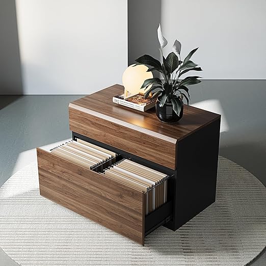 2-Drawer Lateral File Cabinet with Anti-Tilt Mechanism