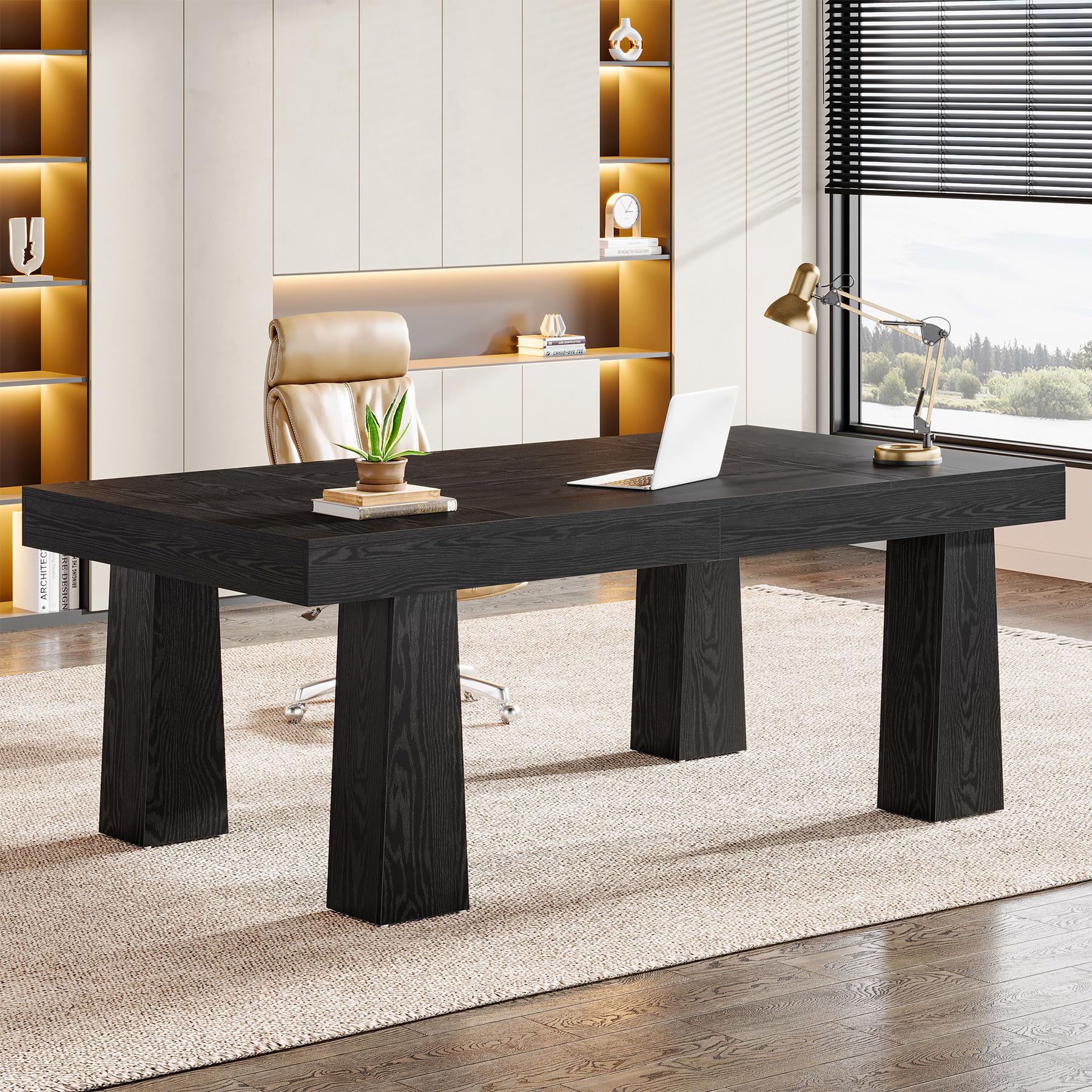 5ft Conference Table with Tapered Legs