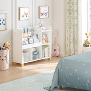 Kids Bookshelf and Toy Storage Organizer