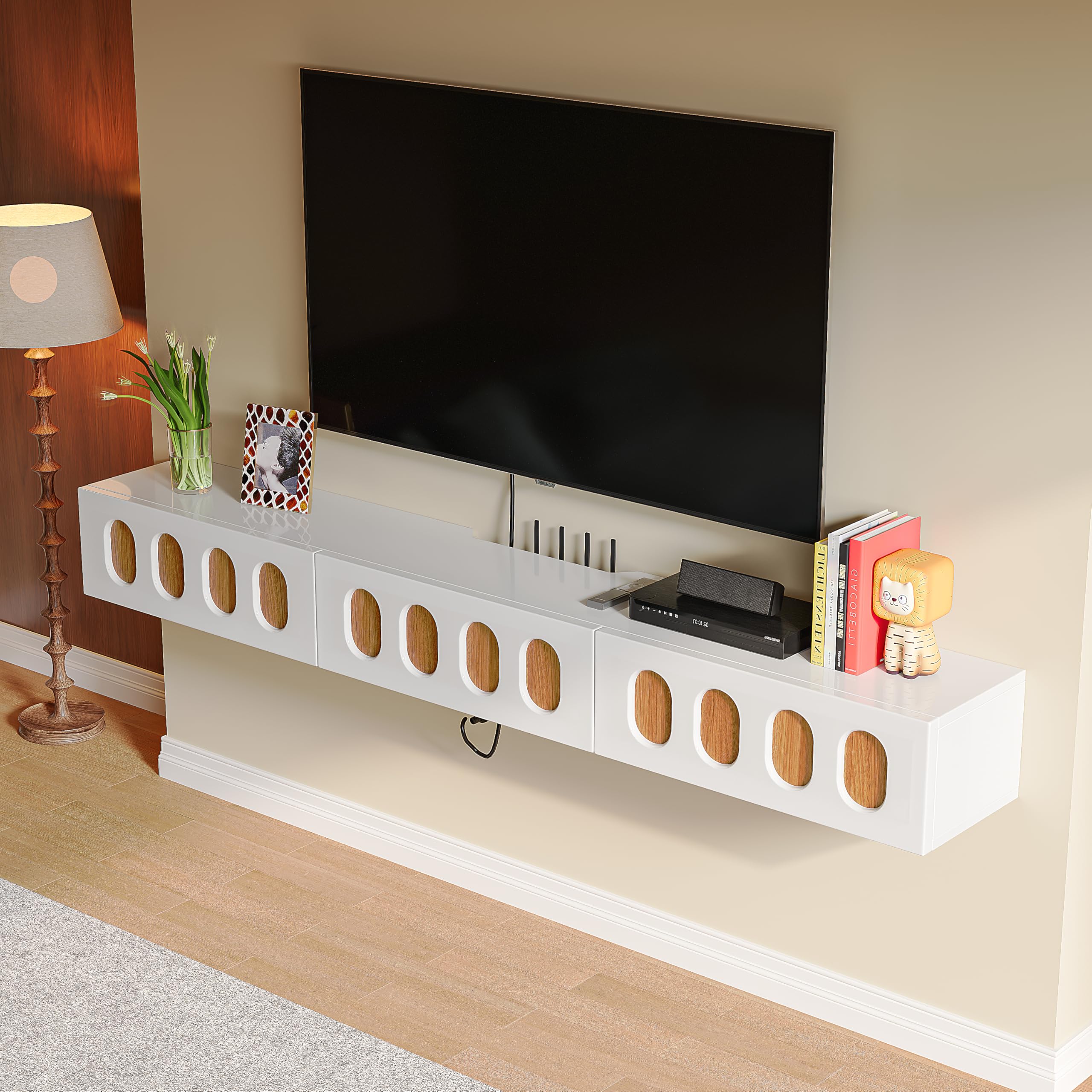 Wall Mounted Floating TV Stand 55 Inch