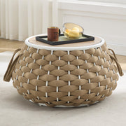Outdoor Side Table with Removable Lid