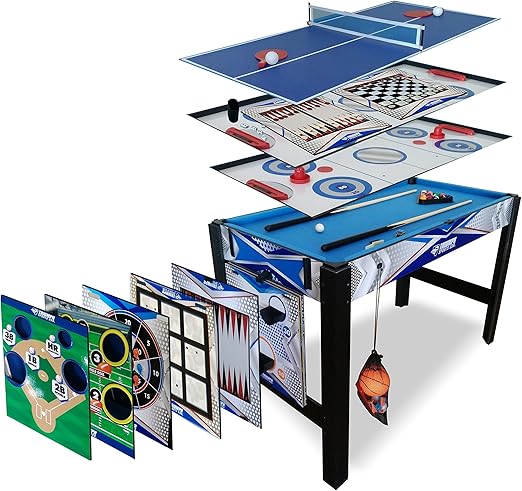 56" 4-in-1 Swivel Multi-Game Table