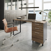 Milano Office Computer Desk with 3 Locking Drawers