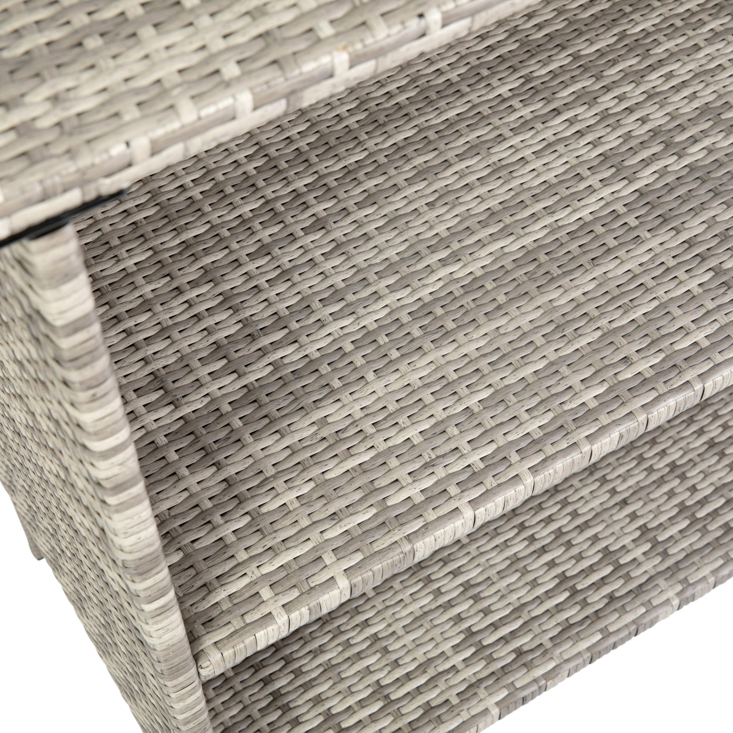 Indoor/Outdoor Wicker Rattan Bar Counter Table