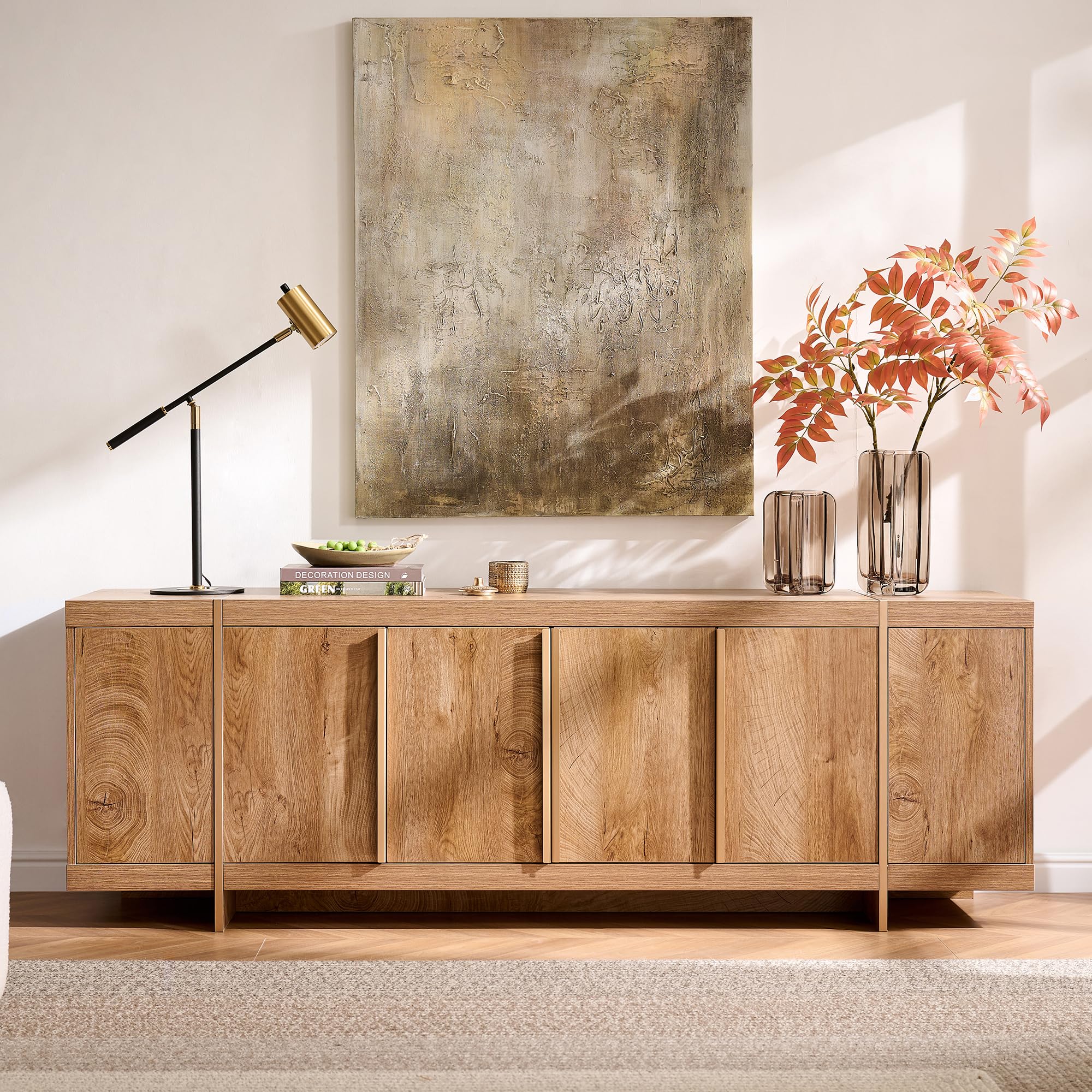 70" Modern TV Stand with Storage