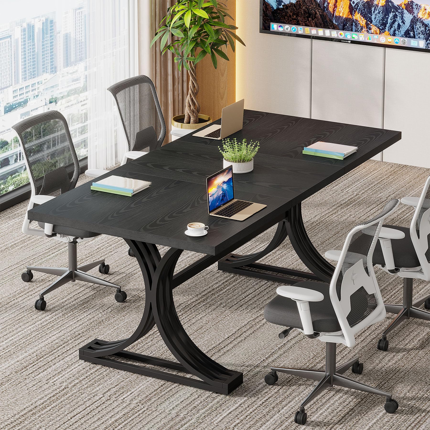 10.5FT Conference Table for 8-10 People