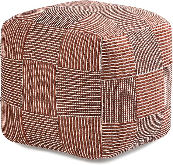 Handmade Pouf Ottoman Footrest 20x20x20