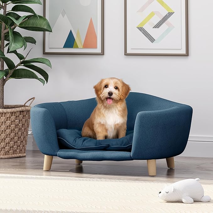 Elevated Orthopedic Dog Bed with Memory Foam