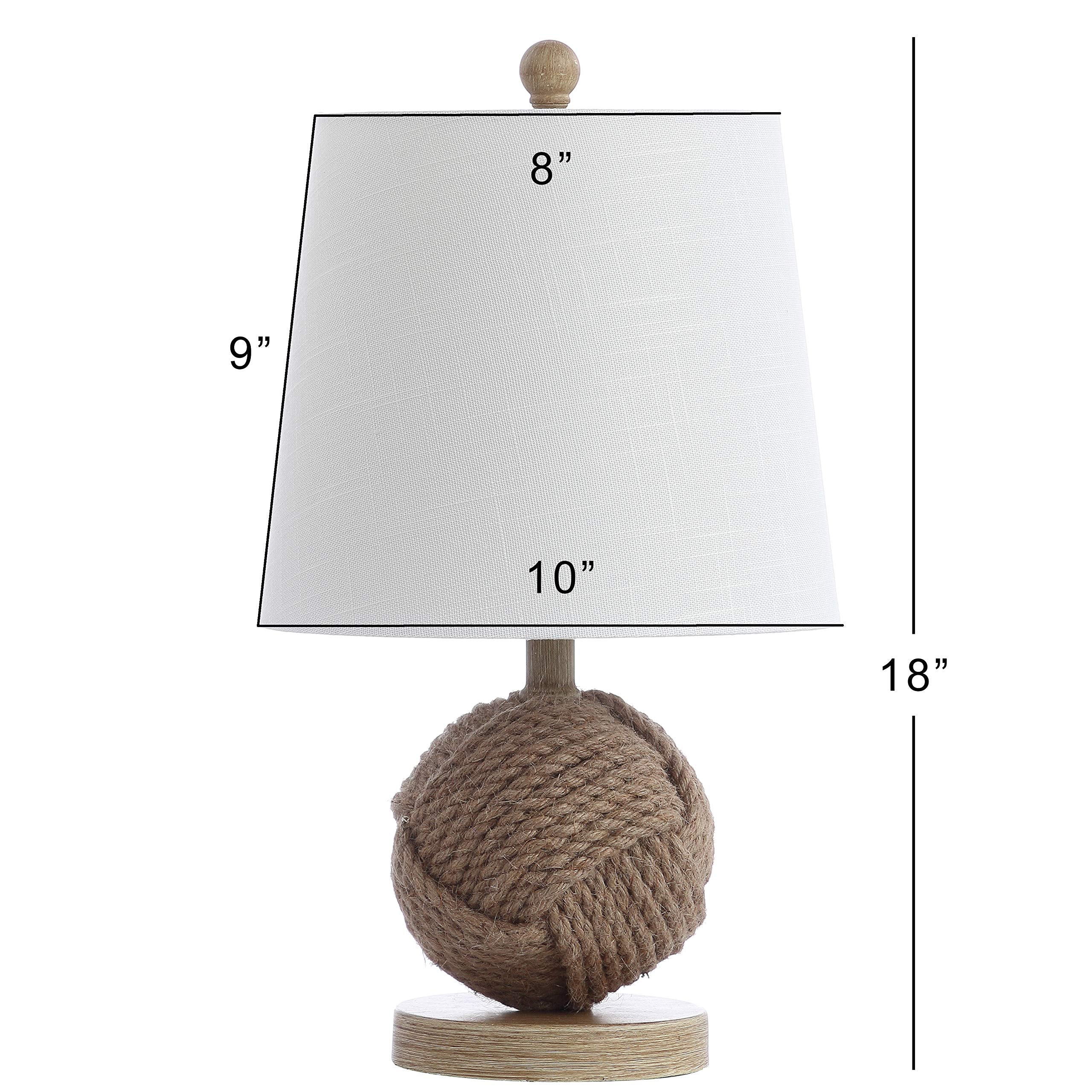 Coastal Rope Ball Table Lamp with LED Bulb