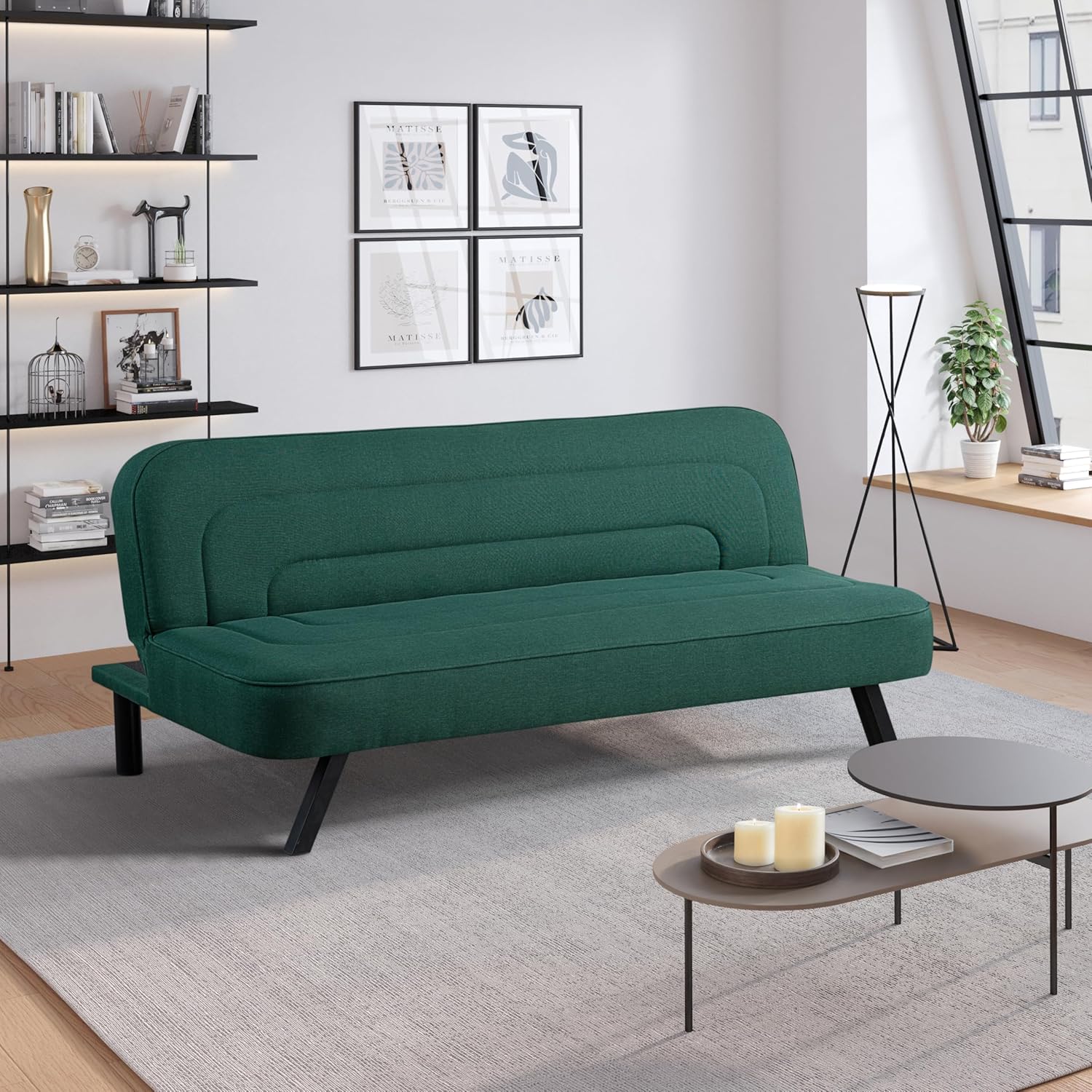 66.1" Convertible Futon Sofa