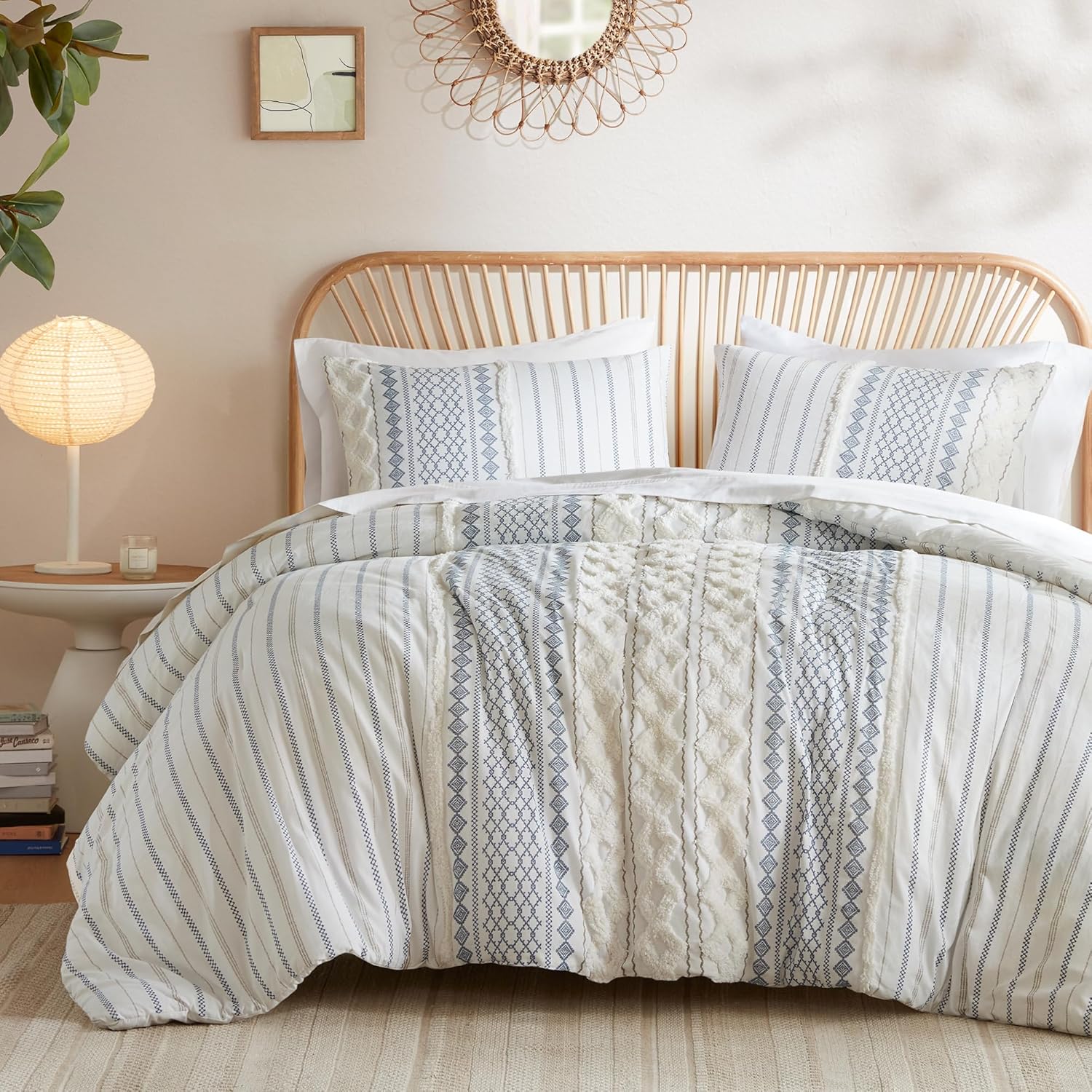 Cotton Chenille Tufted Comforter Set King