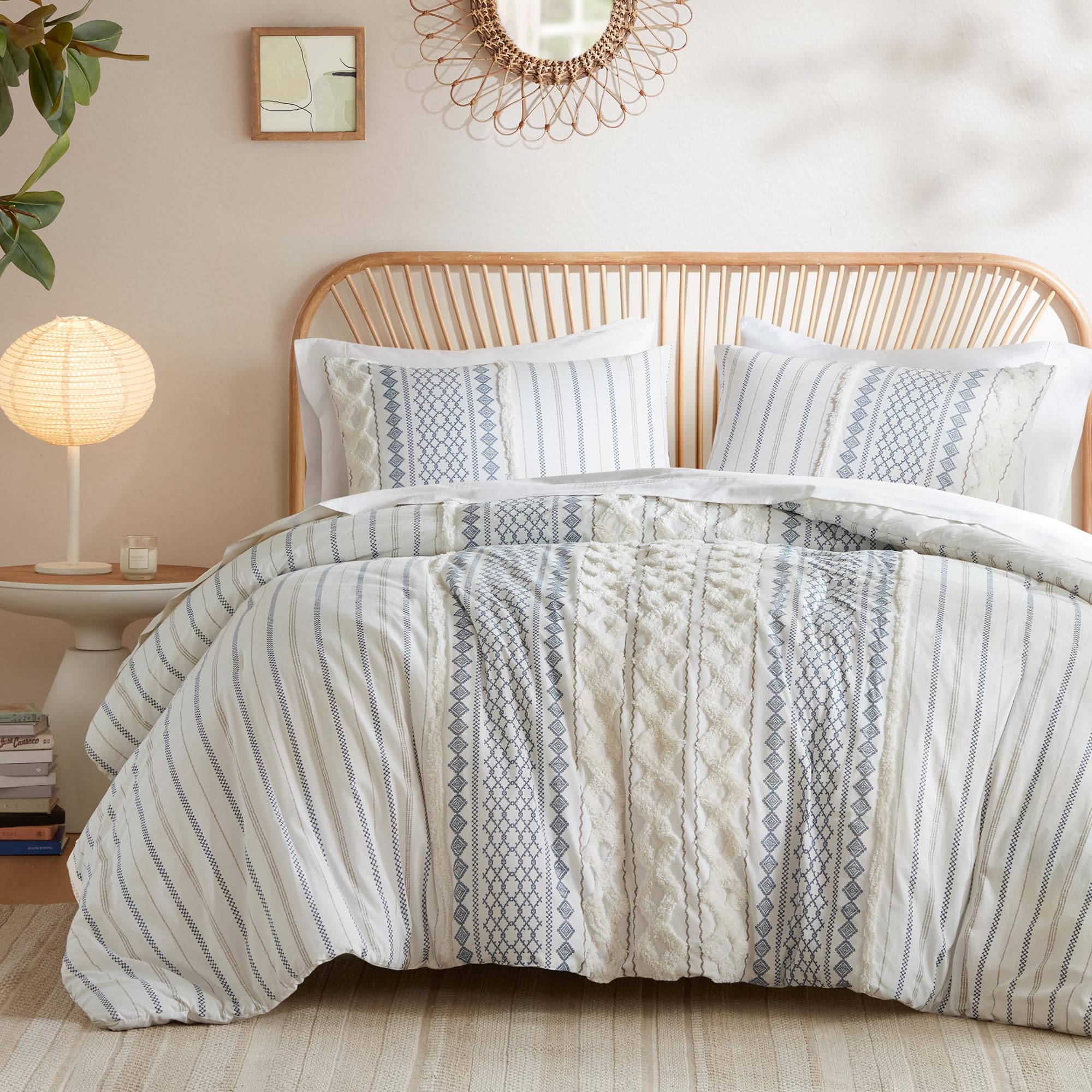 Cotton Chenille Tufted Comforter Set King