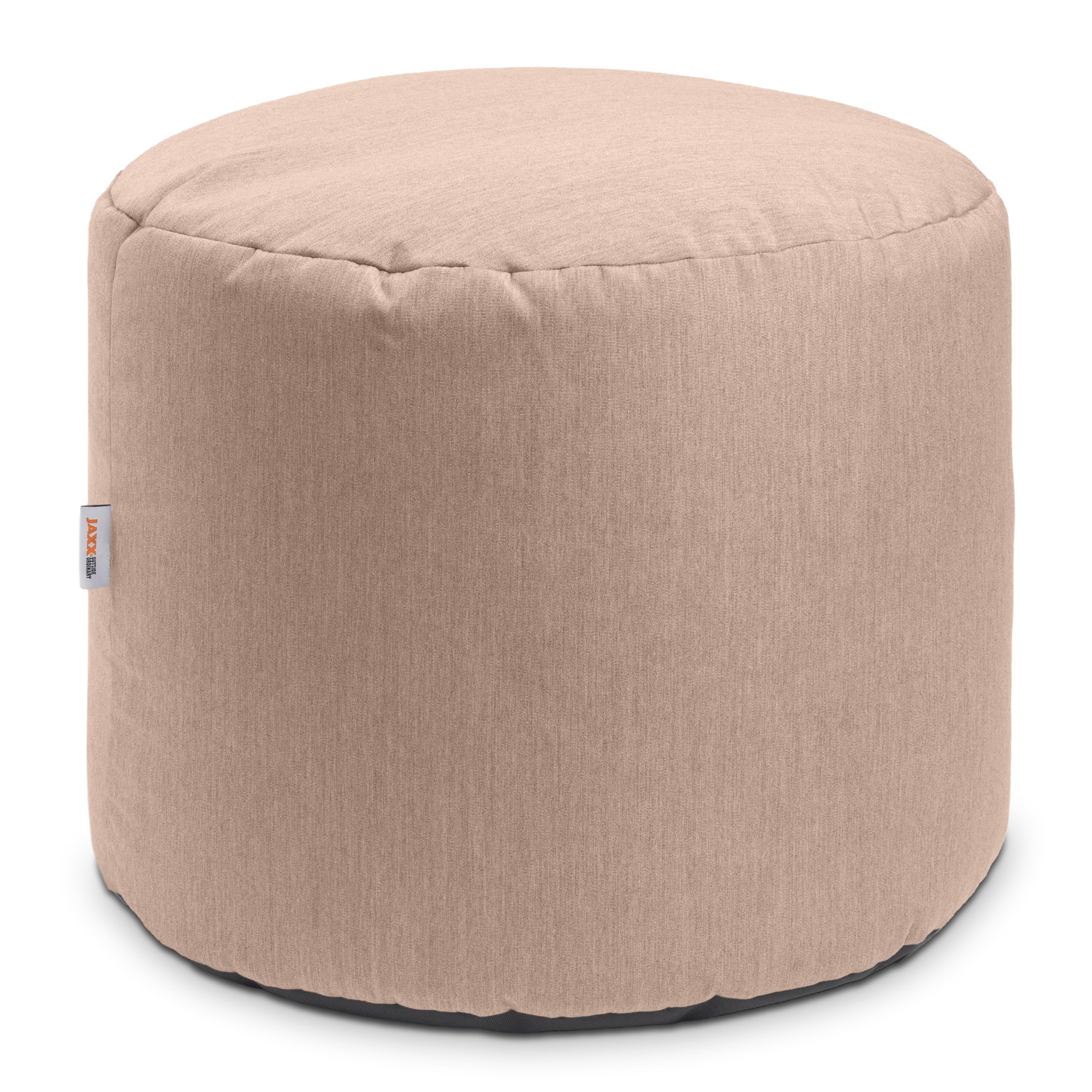 Round Bean Bag Ottoman Petal